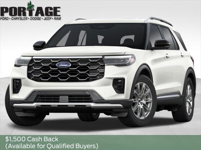 new 2025 Ford Explorer car, priced at $59,465