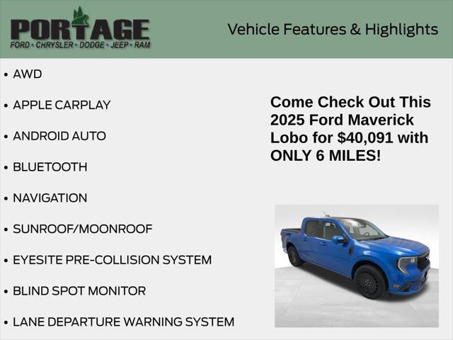 new 2025 Ford Maverick car, priced at $40,091