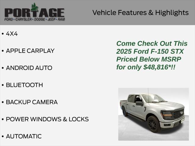 new 2025 Ford F-150 car, priced at $48,816