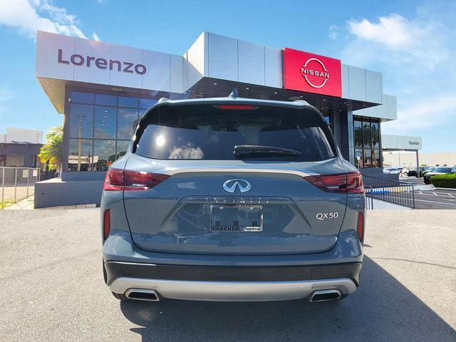 used 2022 INFINITI QX50 car, priced at $27,880