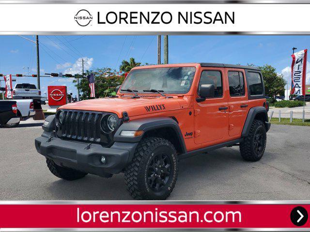 used 2020 Jeep Wrangler Unlimited car, priced at $34,580