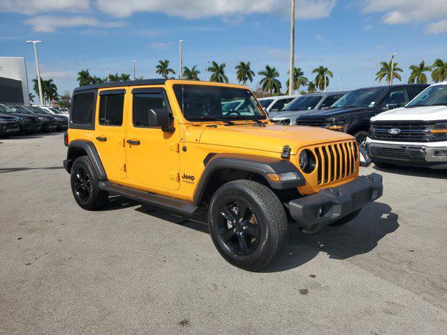 used 2021 Jeep Wrangler Unlimited car, priced at $28,790