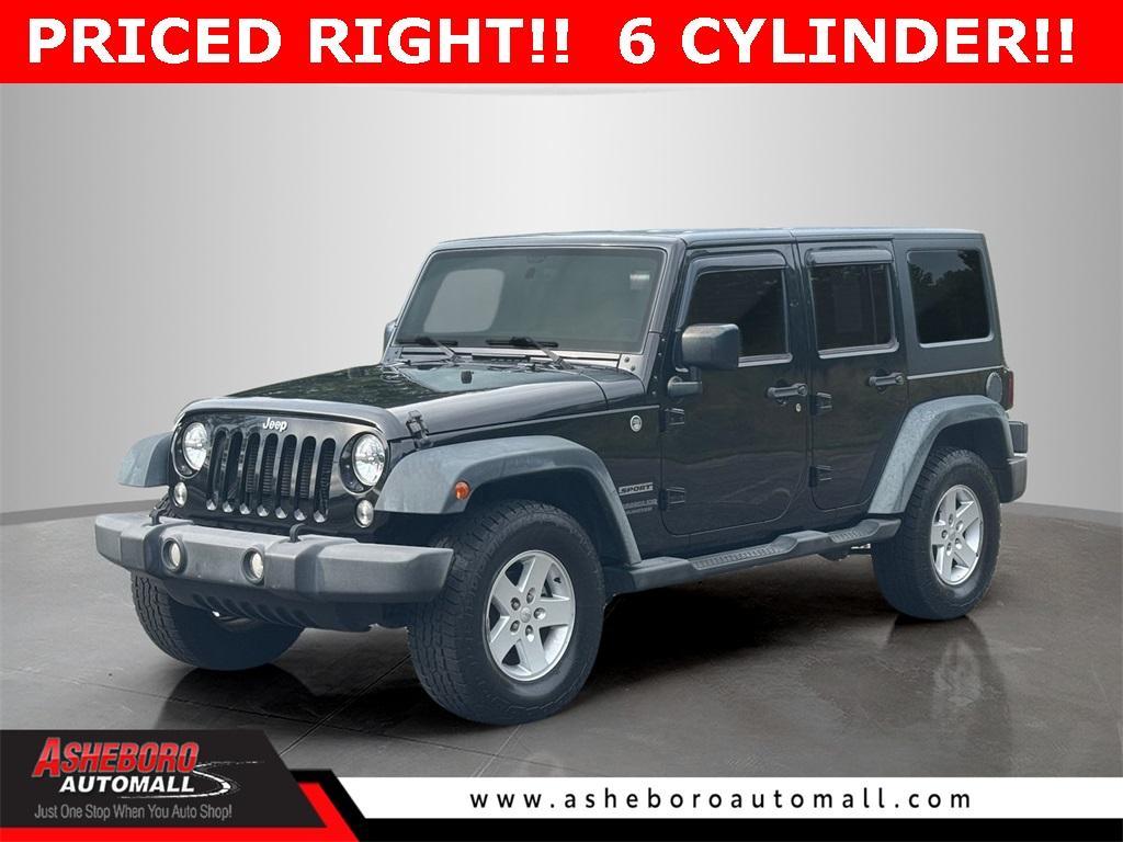 used 2015 Jeep Wrangler Unlimited car, priced at $17,788