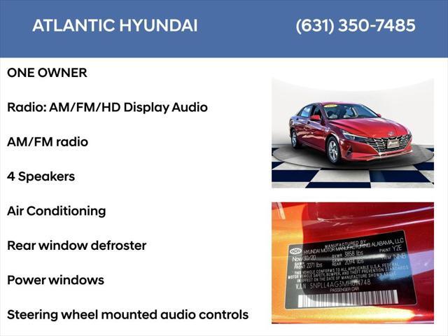 used 2021 Hyundai Elantra car, priced at $16,246