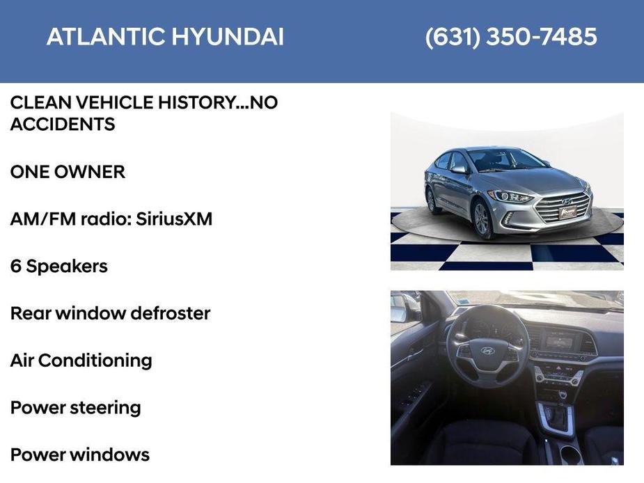 used 2017 Hyundai Elantra car, priced at $12,892