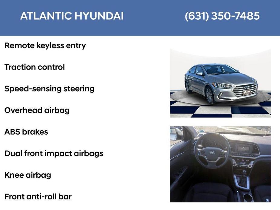 used 2017 Hyundai Elantra car, priced at $12,892