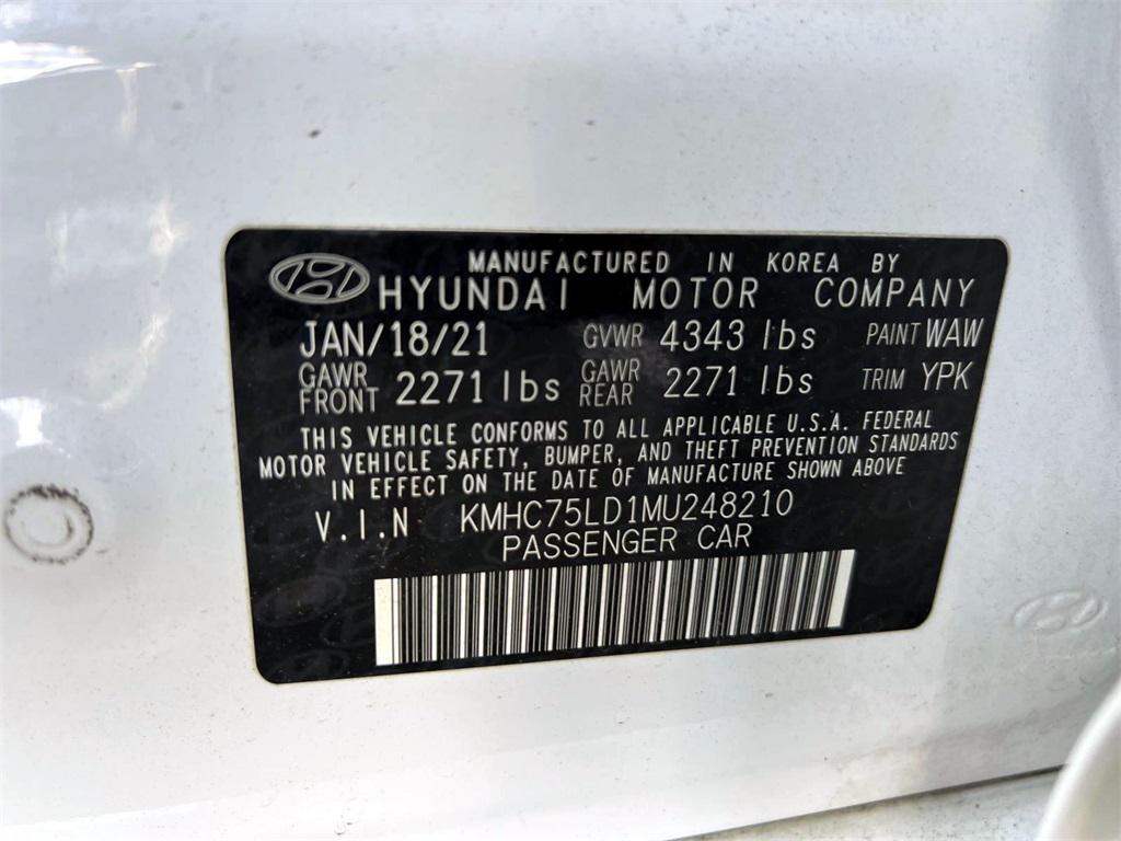 used 2021 Hyundai Ioniq Plug-In Hybrid car, priced at $20,550