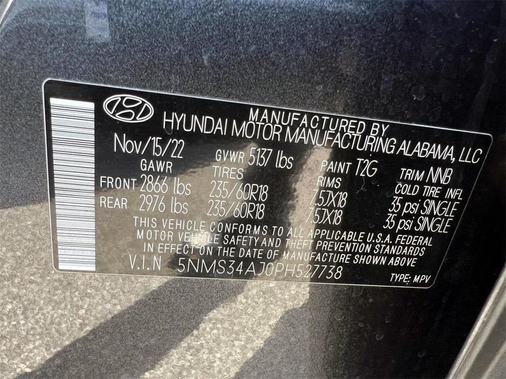 used 2023 Hyundai Santa Fe car, priced at $24,442