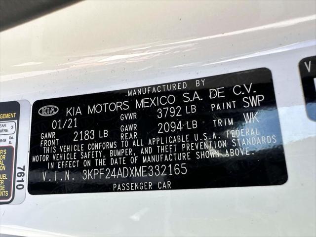 used 2021 Kia Forte car, priced at $15,560