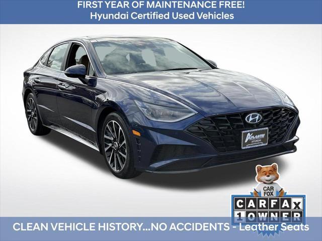 used 2021 Hyundai Sonata car, priced at $21,995