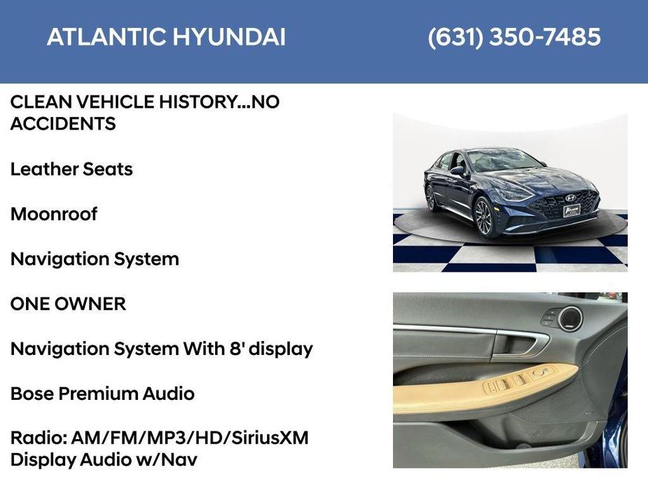 used 2021 Hyundai Sonata car, priced at $21,888