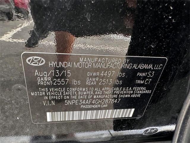 used 2016 Hyundai Sonata car, priced at $12,995