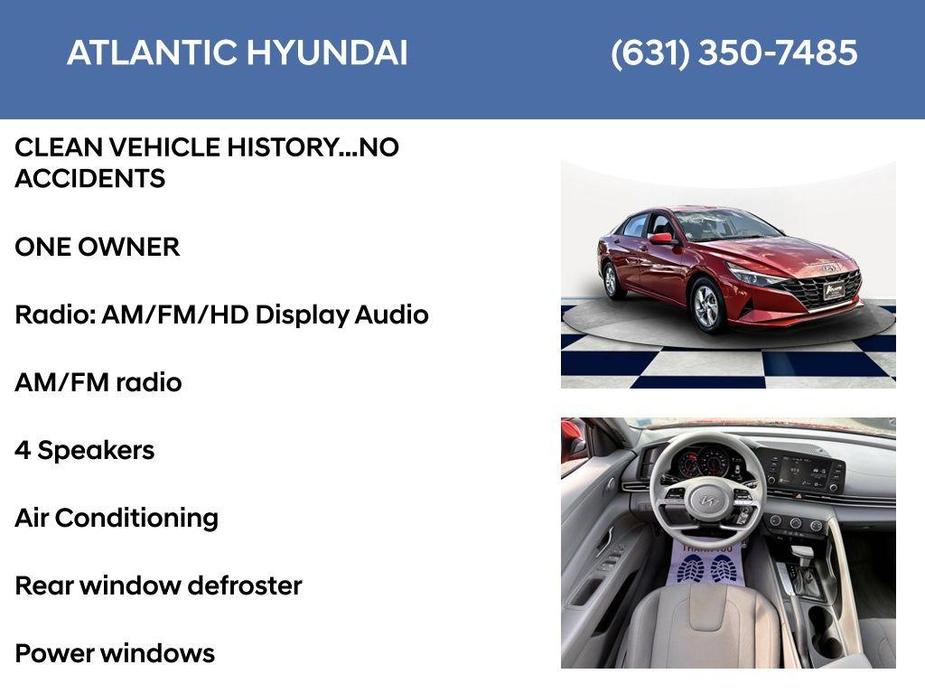 used 2021 Hyundai Elantra car, priced at $15,798