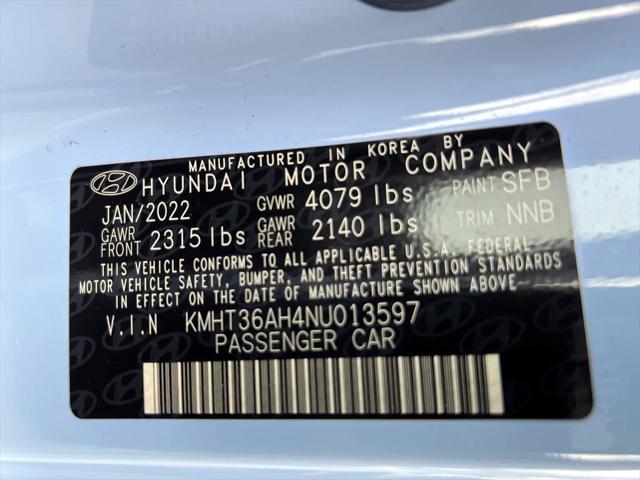 used 2022 Hyundai Veloster N car, priced at $25,777