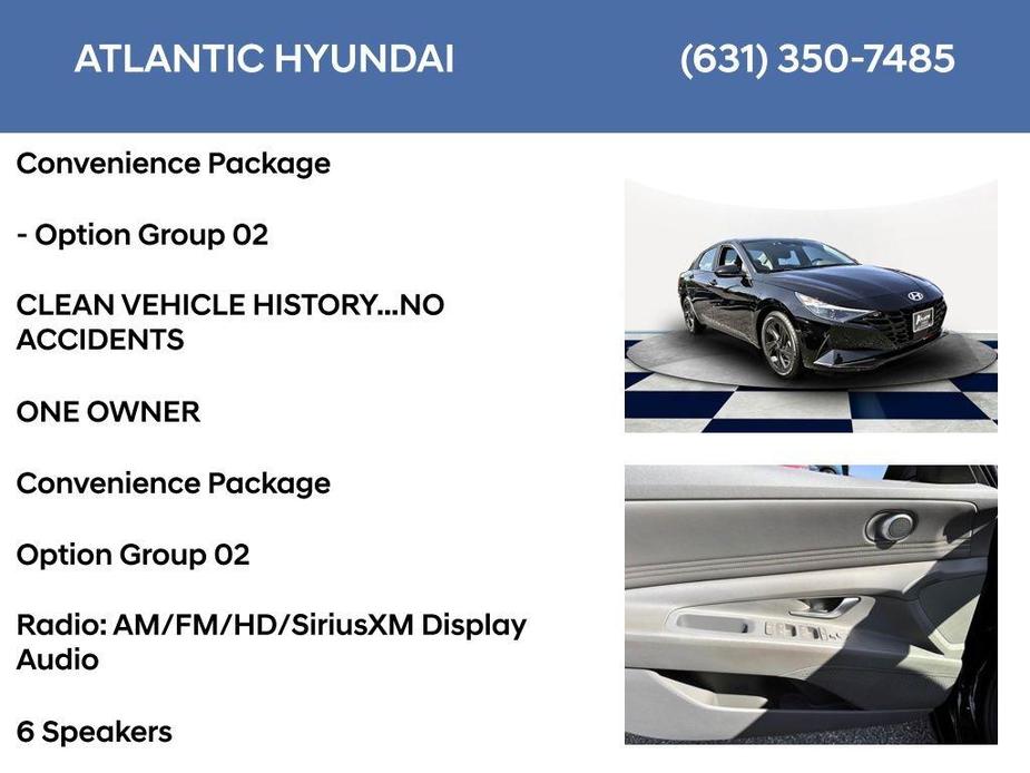 used 2021 Hyundai Elantra car, priced at $16,698