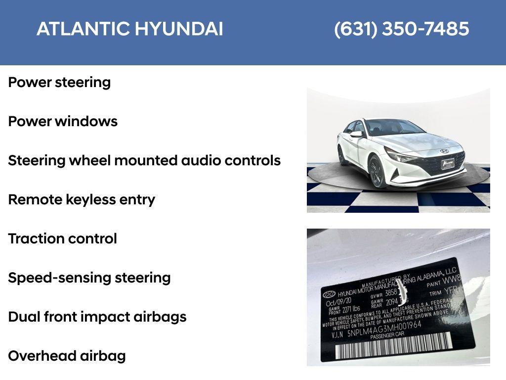 used 2021 Hyundai Elantra car, priced at $15,577