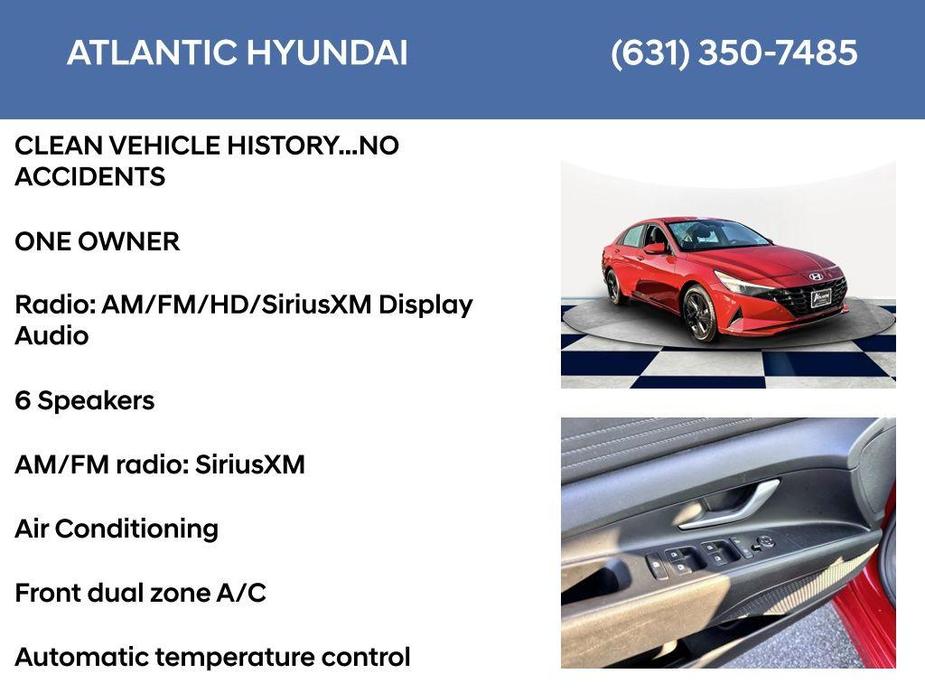 used 2021 Hyundai Elantra car, priced at $16,598