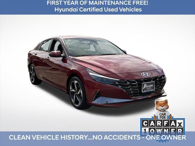 used 2023 Hyundai Elantra HEV car, priced at $22,998