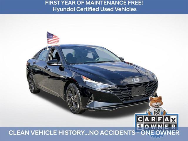 used 2022 Hyundai Elantra car, priced at $17,464