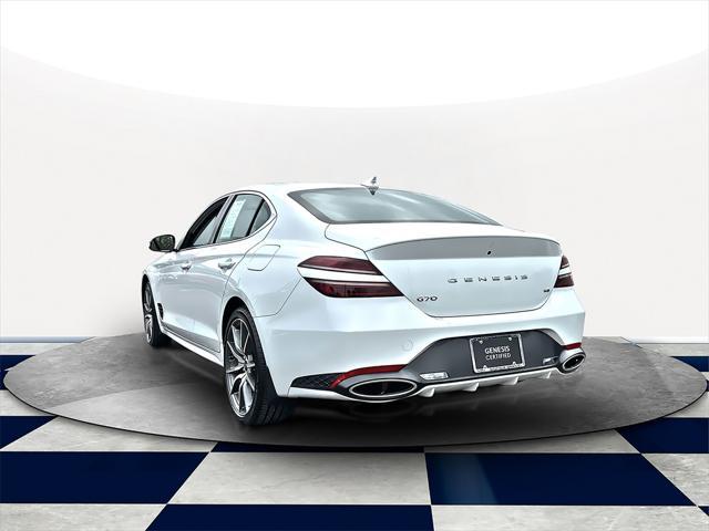 used 2024 Genesis G70 car, priced at $34,444