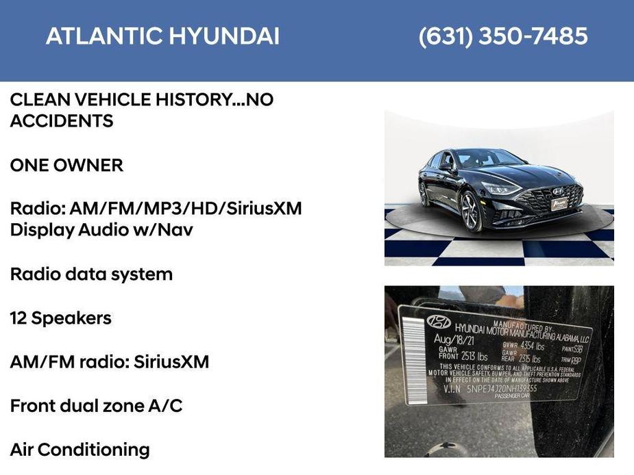 used 2022 Hyundai Sonata car, priced at $22,599