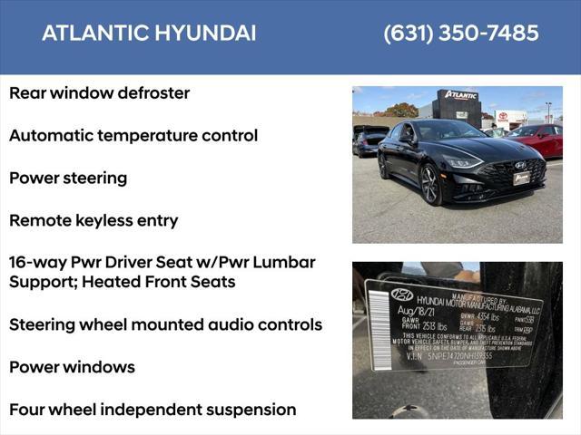 used 2022 Hyundai Sonata car, priced at $22,662