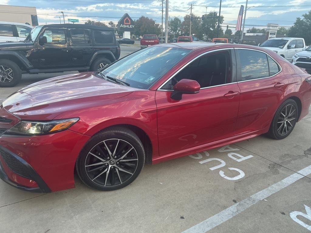 used 2021 Toyota Camry car, priced at $18,495