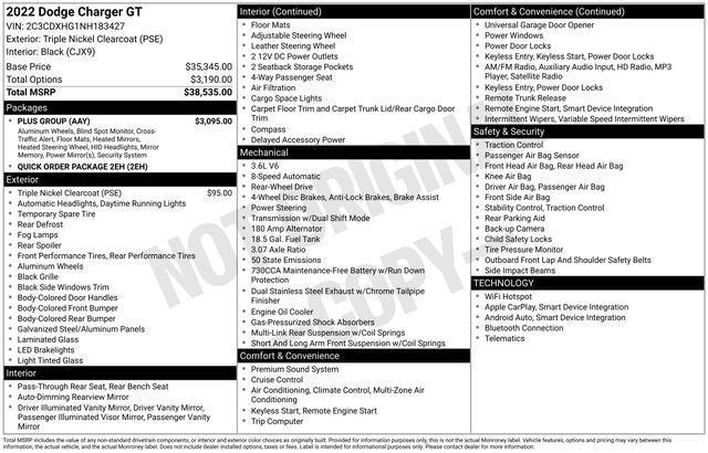 used 2022 Dodge Charger car, priced at $20,888