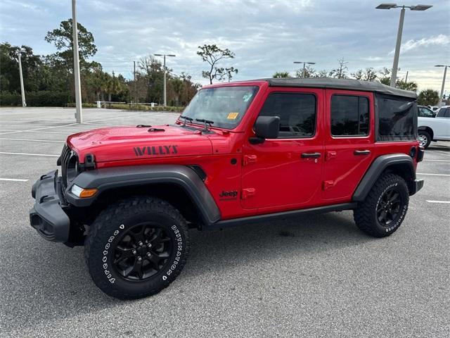 used 2020 Jeep Wrangler Unlimited car, priced at $27,888