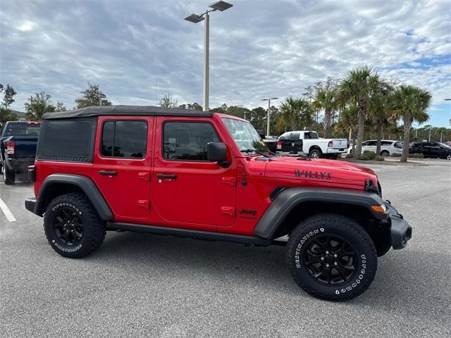 used 2020 Jeep Wrangler Unlimited car, priced at $27,888