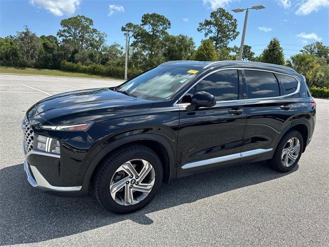 used 2021 Hyundai Santa Fe car, priced at $20,188