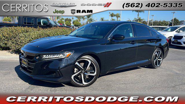 used 2021 Honda Accord car, priced at $25,410