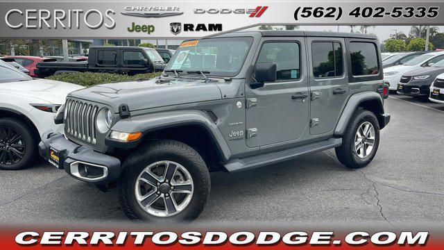 used 2020 Jeep Wrangler Unlimited car, priced at $28,751