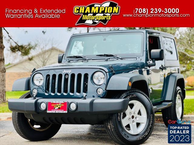 used 2016 Jeep Wrangler car, priced at $18,900