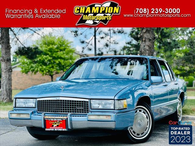 used 1989 Cadillac DeVille car, priced at $7,900