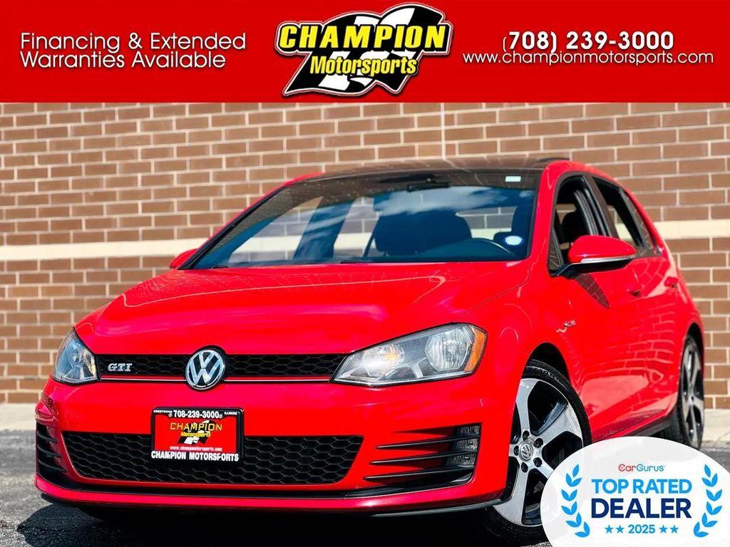 used 2015 Volkswagen Golf GTI car, priced at $13,500