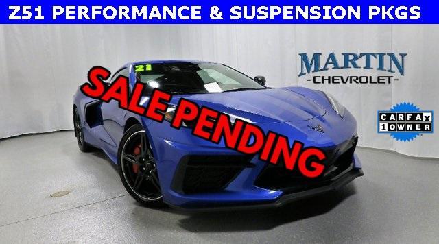 used 2021 Chevrolet Corvette car, priced at $62,800