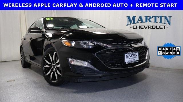 used 2021 Chevrolet Malibu car, priced at $17,931