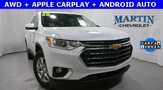 used 2020 Chevrolet Traverse car, priced at $25,322