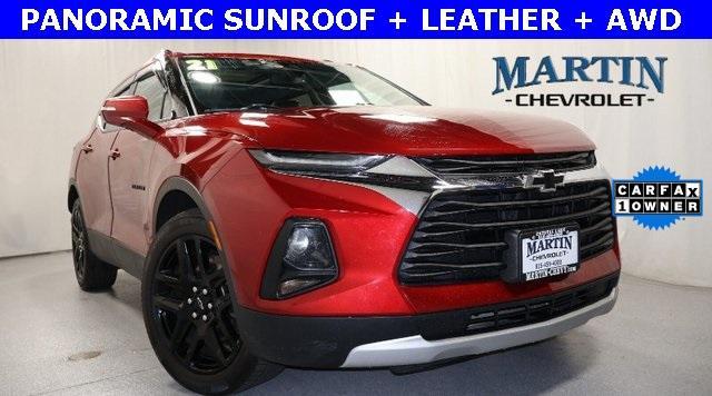 used 2021 Chevrolet Blazer car, priced at $21,733