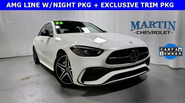 used 2022 Mercedes-Benz C-Class car, priced at $38,722