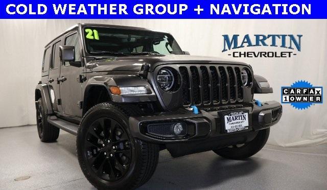 used 2021 Jeep Wrangler Unlimited 4xe car, priced at $37,201