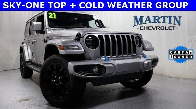 used 2021 Jeep Wrangler Unlimited 4xe car, priced at $39,320