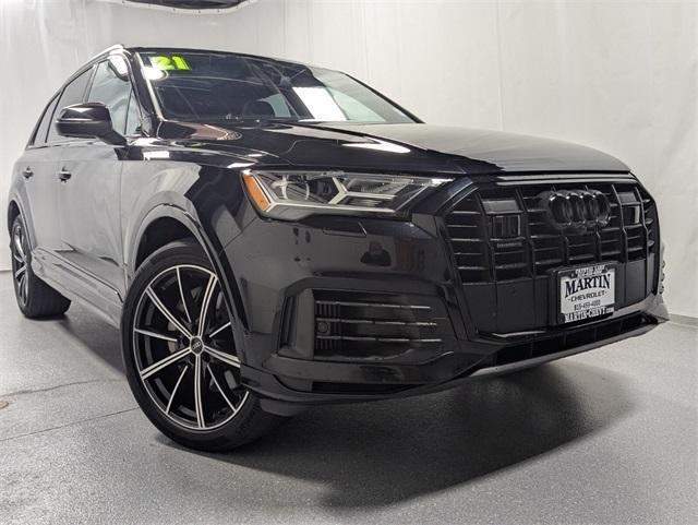 used 2021 Audi Q7 car, priced at $30,991