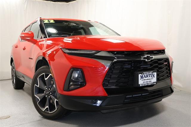used 2022 Chevrolet Blazer car, priced at $33,808
