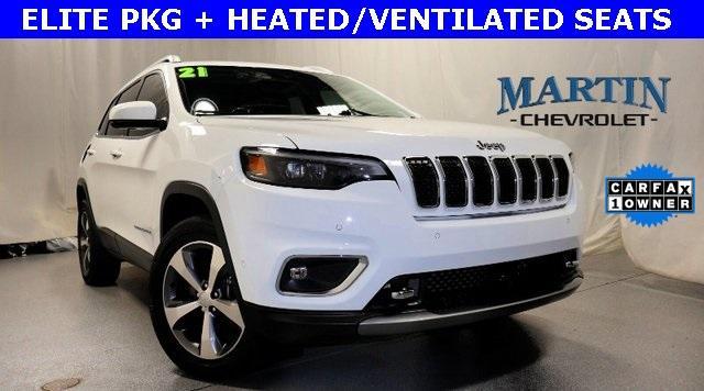 used 2021 Jeep Cherokee car, priced at $25,471