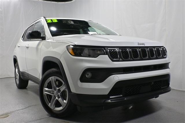 used 2023 Jeep Compass car, priced at $24,500