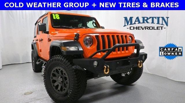 used 2018 Jeep Wrangler Unlimited car, priced at $21,466