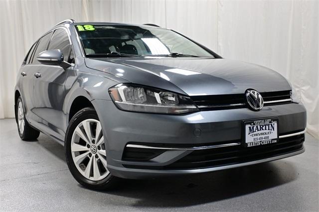used 2018 Volkswagen Golf SportWagen car, priced at $15,991