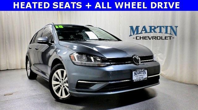 used 2018 Volkswagen Golf SportWagen car, priced at $15,991